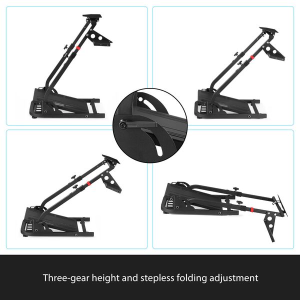 Sim Racing Wheel Stand Foldable Simulator Steering Mount Gaming Accessories for Thrustmaster Logitech