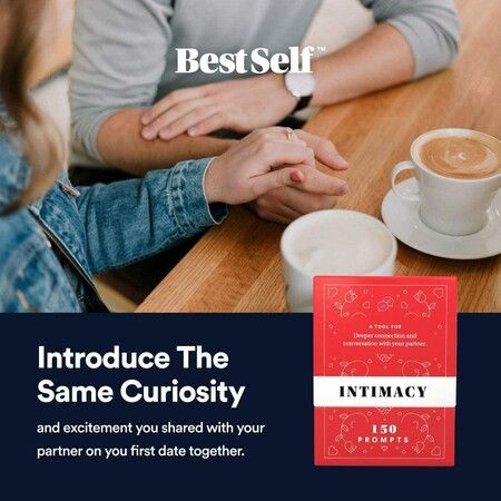 Intimacy Deck by BestSelf-150 Engaging Conversation Starters for Couples to Strengthen Their Relationship