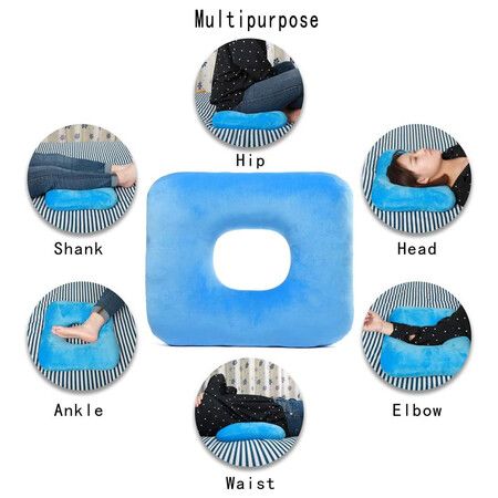 Comfortable Breathable Anti Decubitus Cushion for Hemorrhoids, Pregnancy, Pressure Sores, Wheelchair, Prolonged Seat