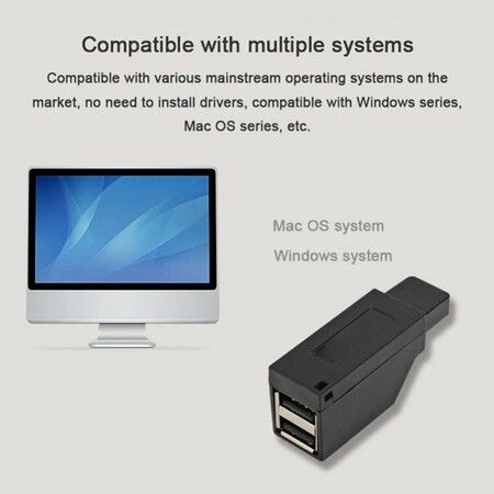 Mini 3 Ports USB 3.0 2.0 Splitter Hub High Speed ??Data Transfer Splitter Box Adapter For PC Laptop MacBook Pro Accessories