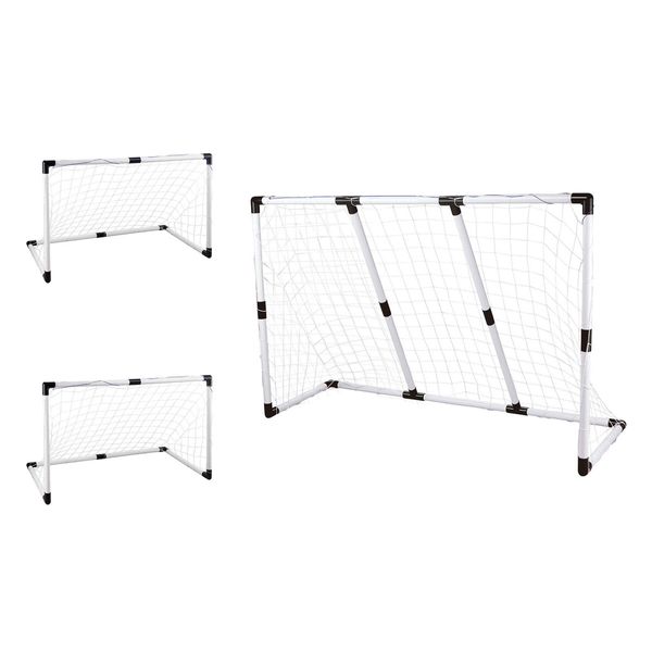 Portable Soccer Goal Nets 2-in-1 Pop-up Football Goals Set Easy Assembly for Kids Adult 240x156x83cm