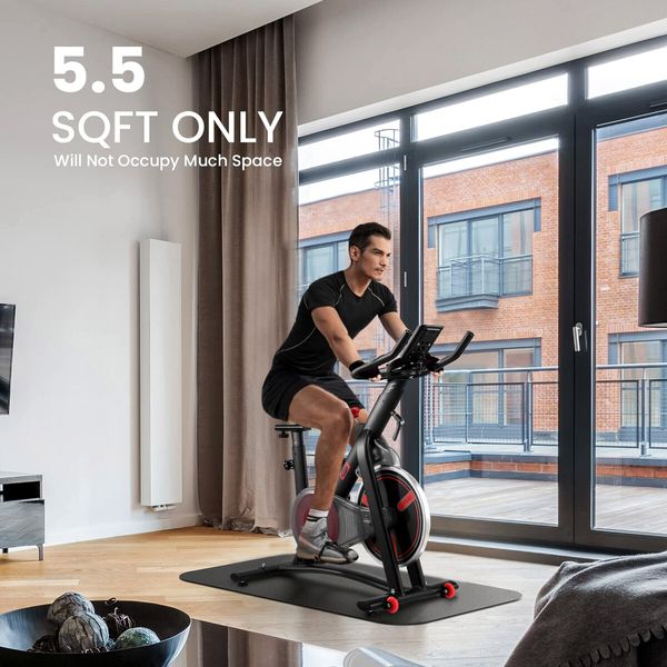 Genki Exercise Spin Magnetic Bike Indoor Stationary Bicycle Belt Drive Fitness Machine Resistance Bluetooth App FitShow