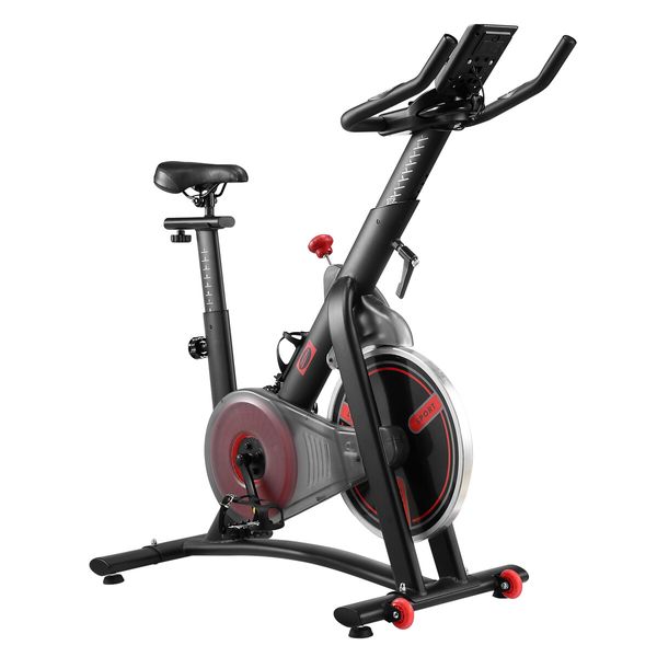 Genki Exercise Spin Magnetic Bike Indoor Stationary Bicycle Belt Drive Fitness Machine Resistance Bluetooth App FitShow