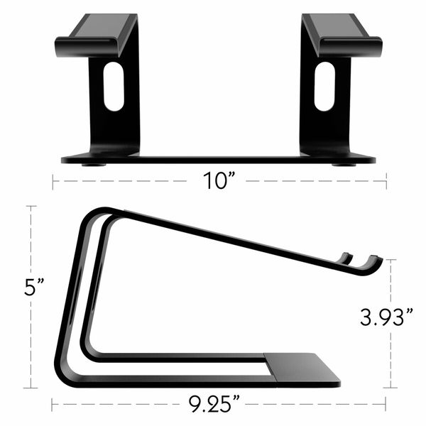 Laptop Stand, Detachable Universal Aluminum Alloy Portable Notebook PC Table Stand for MacBook Pro/Air, Acer, Asus, HP, Surface Pro, Sony, Dell, Lenovo