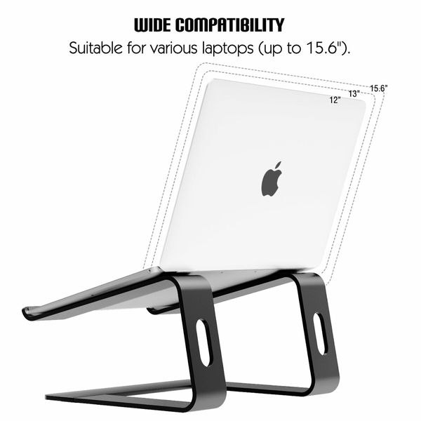 Laptop Stand, Detachable Universal Aluminum Alloy Portable Notebook PC Table Stand for MacBook Pro/Air, Acer, Asus, HP, Surface Pro, Sony, Dell, Lenovo