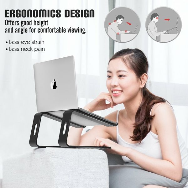 Laptop Stand, Detachable Universal Aluminum Alloy Portable Notebook PC Table Stand for MacBook Pro/Air, Acer, Asus, HP, Surface Pro, Sony, Dell, Lenovo