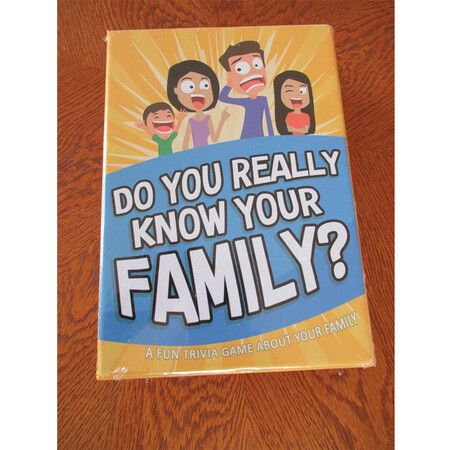 A Fun Family Game Filled with Conversation Starters and Challenges - Great for Kids, Teens and Adults