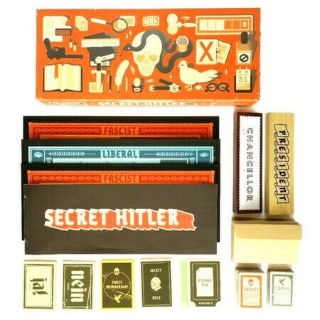 Secret Hitler Card Play Game for five to ten players