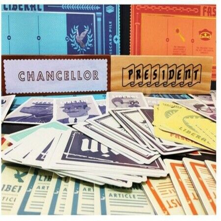 Secret Hitler Card Play Game for five to ten players