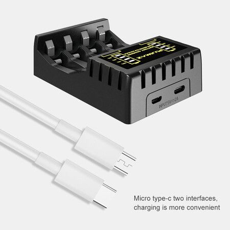 Electric Battery Charger 4 slots smart fast charger with led for rechargeable aa/aaa ni-mh/ni-cd batteries