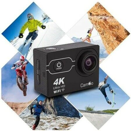 4K 16MP WiFi HD Underwater Waterproof Camera 30M Sports Camcorder with 170 Degree Wide Angle Lens