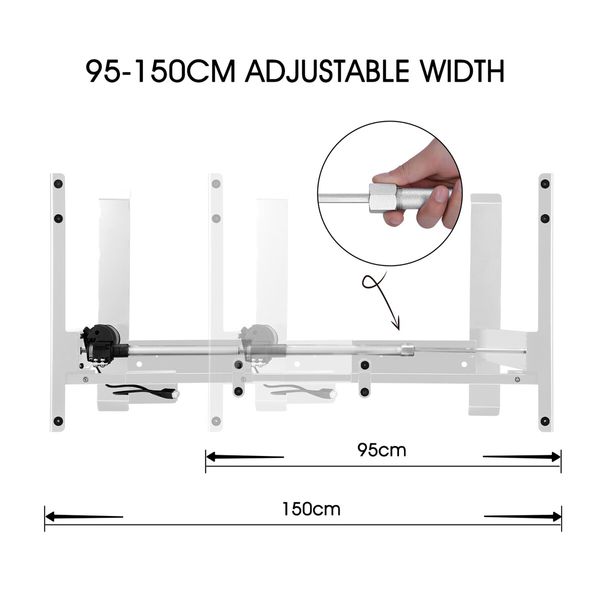 Standing Corner Desk L Shaped White Sit Stand Computer Table Electric Motorised Height Adjustable Ergonomic Home Office