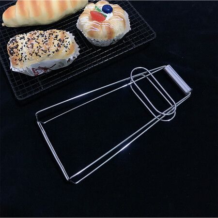 Stainless Steel Collapsible Clamp Anti-Burning Hot Dish Bowl Clip Dish Pan Clamp Kitchen Utensil