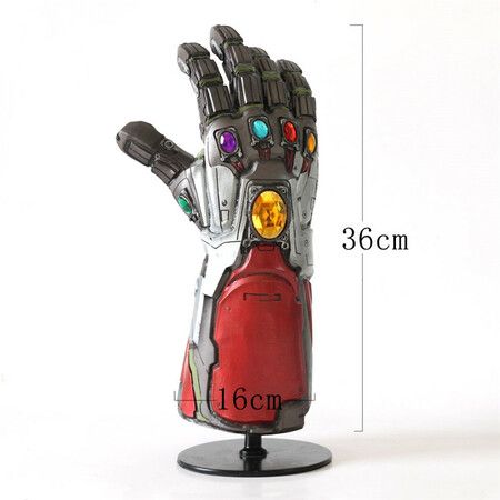 Endgame Iron Man Infinity Gauntlet Cosplay Hulk Thanos Latex Gloves Arms Mask Superhero Party Weapon Props