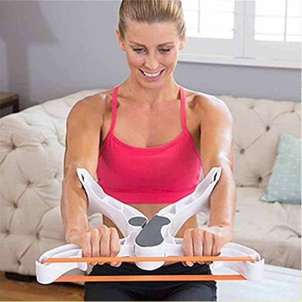 Wonder Arm Upper Body Workout Machine Upper Arm Exerciser , Neat and Portable Arms Workout Machine White (1pc)