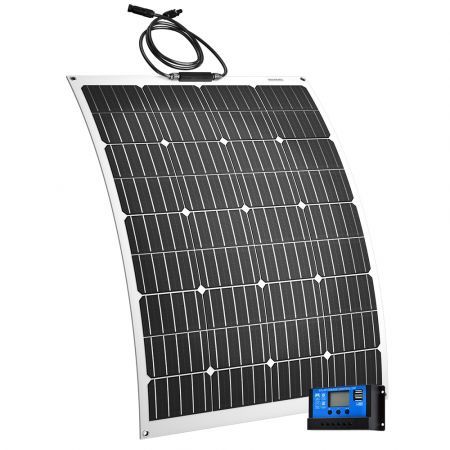 12V 160W Flexible Solar Panel Mono Caravan 10A Battery Monocrystalline