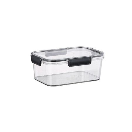 3 Pieces Food Storage Containers,Freezer Containers for Food BPA-Free Meat Fruit Vegetables Plastic Containers for Food Storage Airtight Leak-Proof Food Containers Kitchen Pantry (Black)