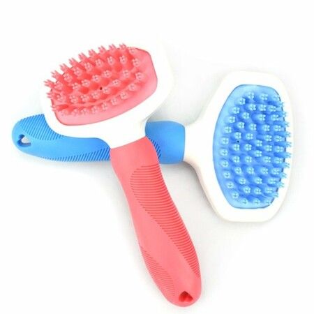 Dog Brush Professional Silicone Pet Brush Cat Comb Pet Grooming Tool for Puppies