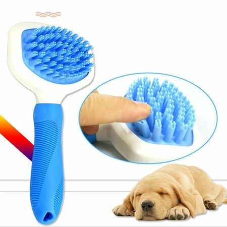 Dog Brush Professional Silicone Pet Brush Cat Comb Pet Grooming Tool for Puppies