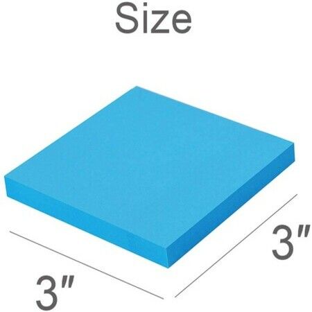 (16 Pack)Sticky Notes 3x3 Inches,Bright Colors Self-Stick Pads, Easy to Post for Home, Office, Notebook, 16 Pads/Pack