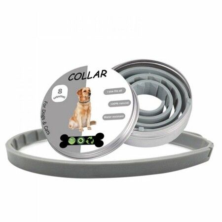 Flea Tick Collar for Dogs - 8 Months Protection - Hypoallergenic,65cm Adjustable And Waterproof Dog Collar (2Pack)