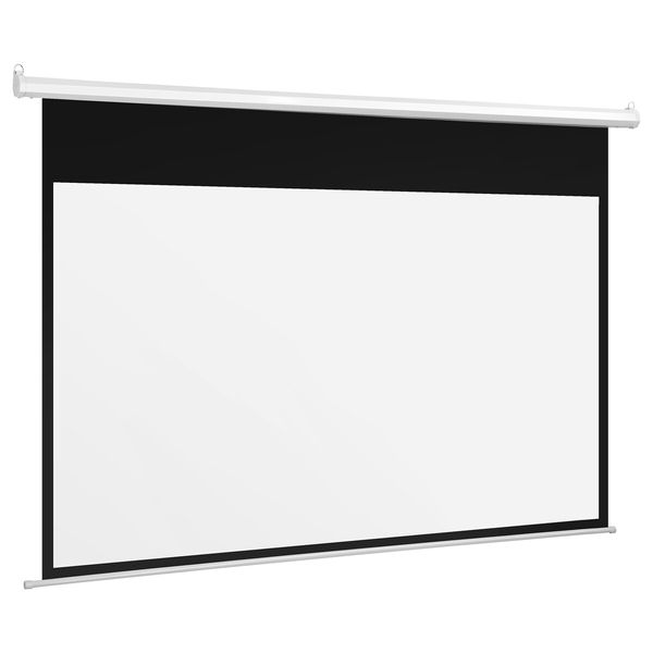 Projector Movie Screen 100 Inch Electric Motorized Portable Large Home Theatre HD 3D