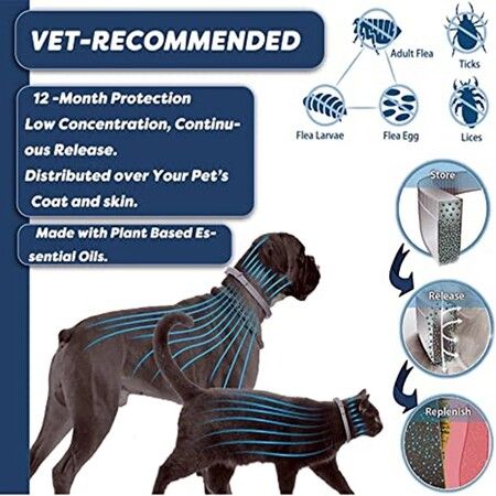 65cm Anti-Parasitic Collar Anti Flea And Tick for Big Dogs