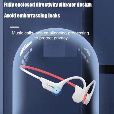 IPX8 Waterproof Swimming Headphones Bone Conduction Bluetooth 5.3 Wireless Headphones