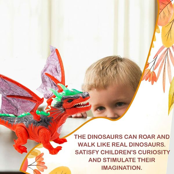 Dinosaur Toy with Lights and Sounds for Kids