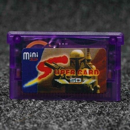 Mini Purple Recording Disc Card for GBA/GBASP/GBM/IDS/NDS/NDSL Game Cards