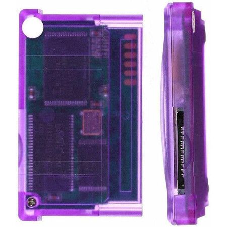 Mini Purple Recording Disc Card for GBA/GBASP/GBM/IDS/NDS/NDSL Game Cards