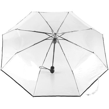 Clear Canopy Automatic Open Foldable Umbrella