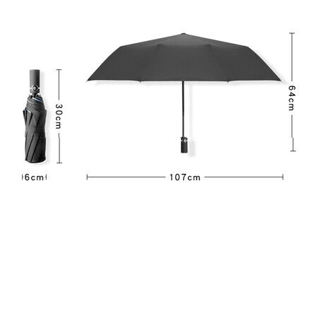 Windproof Travel Umbrella - Wind Resistant, Small for Rain - Men and Women