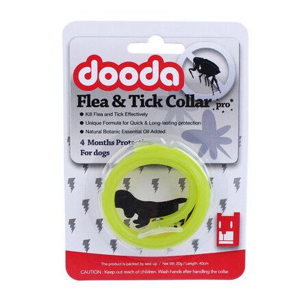 60cm Dog Flea and Tick Collar 4 Months Protection for Dog Cat, Anti Lice Pest Mosquitoes  Color Random send