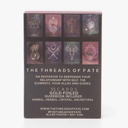 Threads of Fate Shadow Edition Oracle cards Tarot Card Divination Book Sets for Beginners Game Toy Threads of Fate Shadow Edition Oracle