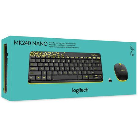 MK240 NANO Mouse and Keyboard Combo Black Color