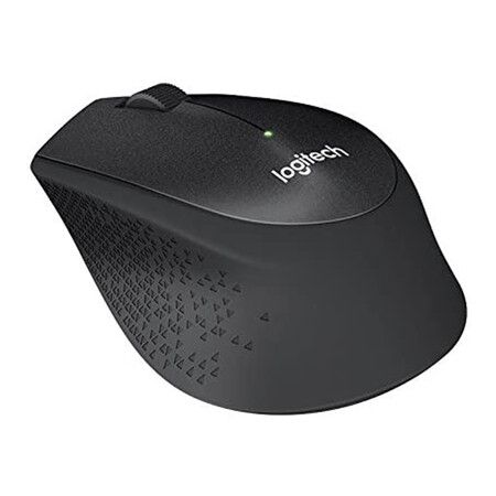 M330 Silent Plus Wireless Mouse, 2.4 GHz with USB Nano Receiver - Black