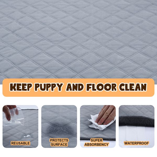 Puppy Training Pads Cat Dog Pee Toilet Potty Pet Crate Mat Reusable Washable Indoor Super Absorbent S