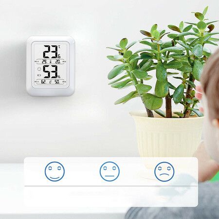 Digital Hygrometer Indoor Thermometer Room Thermometer and Humidity Gauge with Temperature Humidity Monitor