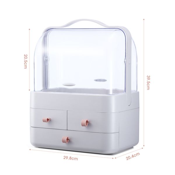 Makeup Case Cosmetic Storage Display Organiser Drawer Jewellery Box Holder Stand Portable