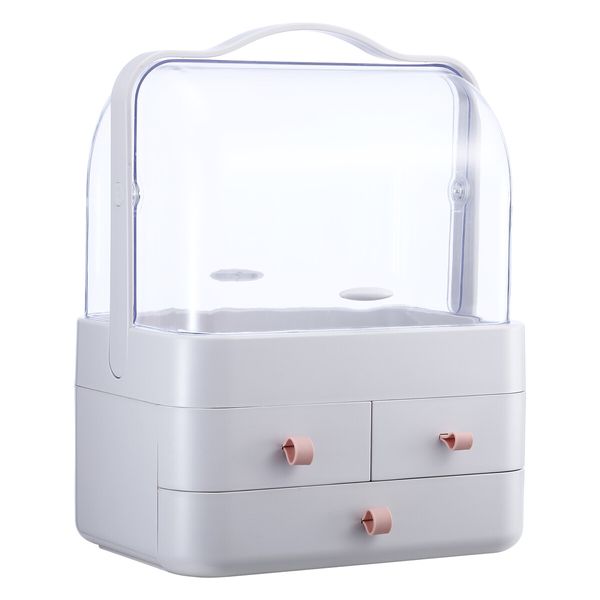 Makeup Case Cosmetic Storage Display Organiser Drawer Jewellery Box Holder Stand Portable