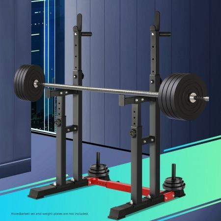 Finex Adjustable Squat Rack Weight Bench Press Barbell Bar Stand Weight Lifting