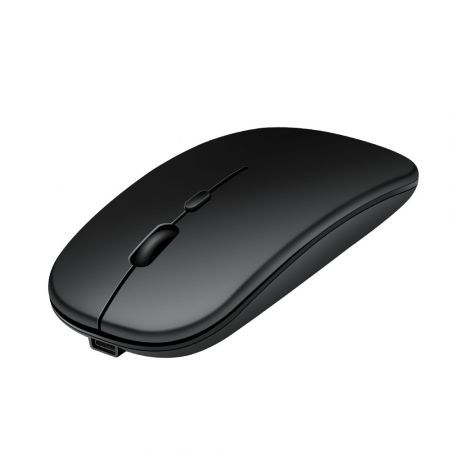 Wireless Bluetooth with USB Rechargeable RGB Mouse BT5.2 for Laptop Computer PC Macbook Gaming Mouse 2.4ghz (Black)