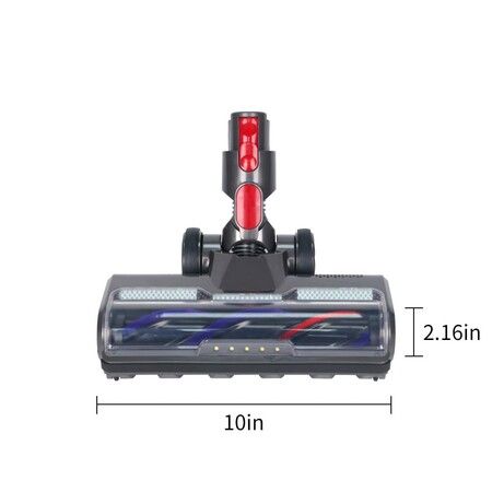 Motor Head Attachment for Dyson V7 V8 V10 V11 V15 Vacuum Cleaners with Led Headlight Replacement Parts