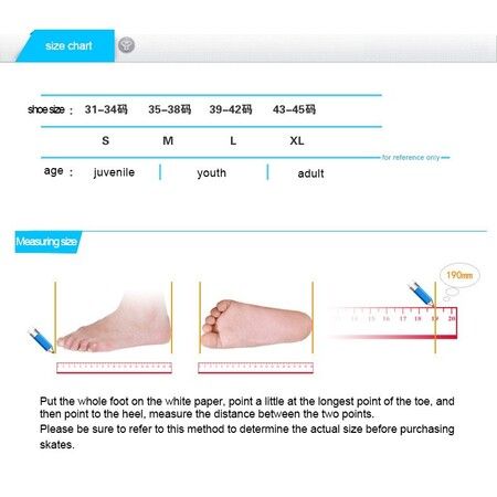 SizeM(30-33) Pink Double-Row Roller Skates Shoes,4 Sizes Adjustable Roller Skating,Suitable For Beginners