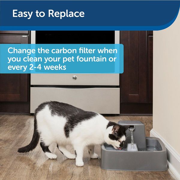 8pcs PetSafe Drinkwell Dog and Cat Pet Ceramic Replacement Carbon Fountain Filters