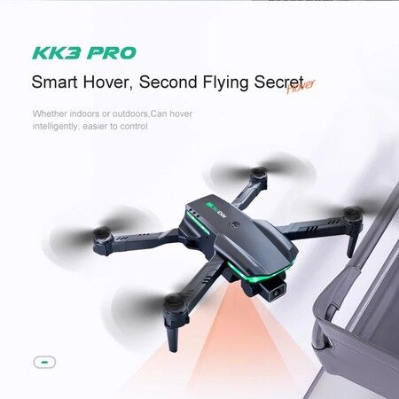 Pro Drone 4K Professional Dual Camera WiFi Image Transmission Three-Way Obstacle to Fly Gift Toys