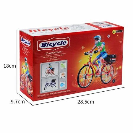 Cycling Toy Kids Bicycle Riding Simulated Model with Light and Music Battery Powered For Children