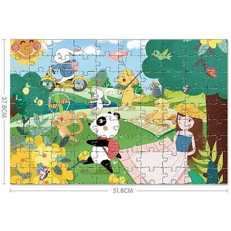 Jigsaw Puzzles Toys for Kids Ages 4-8 (Camping)