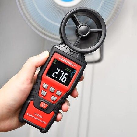 Digital Wind Speed Anemometer,  Air Speed  Flow Gauge